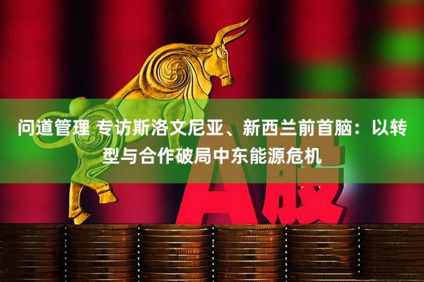 问道管理 专访斯洛文尼亚、新西兰前首脑：以转型与合作破局中东能源危机